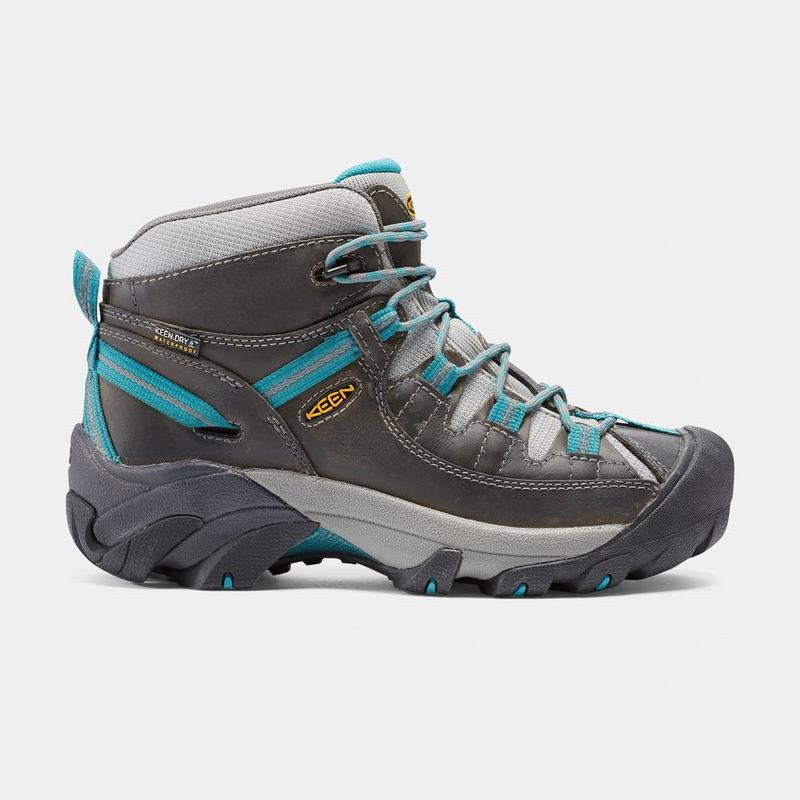 Keen Targhee II Waterproof Mid - Kadın Trekking Bot - Çikolata/Mavi - Türkiye (382761EIC)